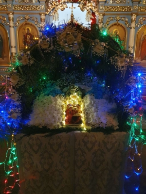 7 января в Покровском храме с. Жестылево прошёл Праздник Рождество Христово.