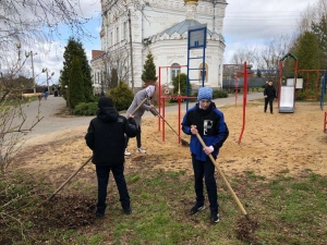 28 апреля в Покровском храме с. Жестылево прошёл Православный субботник