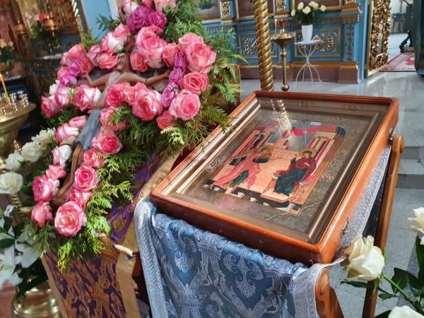 7 апреля в Покровском Храме с. Жестылево прошло праздничное богослужение Благовещения Пресвятой Богородицы