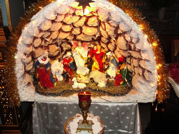Рождественская елка в Покровском храме с. Жестылево.