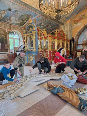 В Покровском храме с. Жестылево прошёл однодневный семейный лагерь.