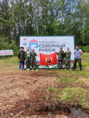 В деревне Василево прошла молодежная военно патриотическая игра &quot;Северный Рубеж&quot;.