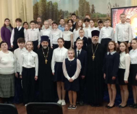 15 декабря в средней школе п. Рыбное прошли Рождественские чтения на тему " Несвятые святые".